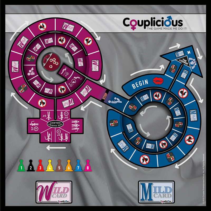 Group Sex Board Games - Adult Sex Board Games for Couples - Couplicious Group Sex Game